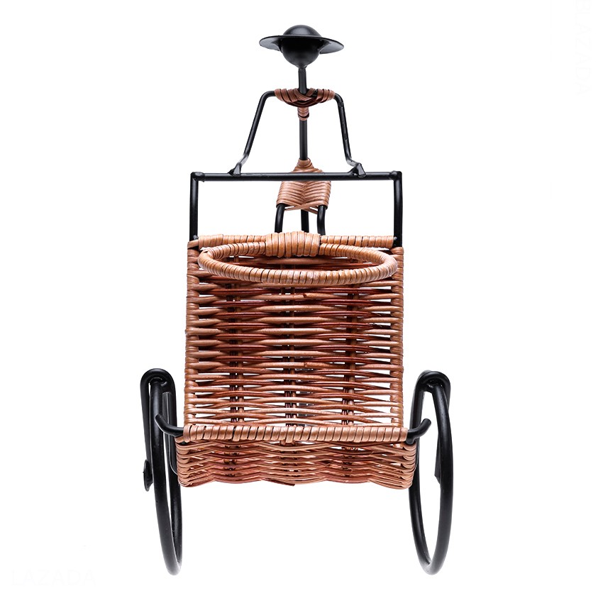 Kệ rượu hình người đạp xích lô chở rượu Eden Living EDL-R017