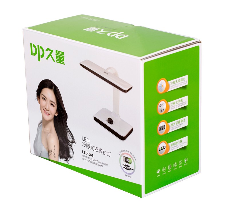 Đèn LED để bàn kết hợp ánh sáng trắng và vàng 2