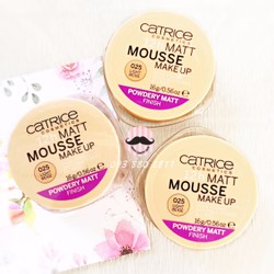 Phấn tươi Catrice 12h Matt Mousse Make Up - màu số 25 Light Beige