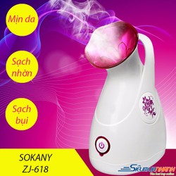 máy xông mặt JZ618 [Được kiểm hàng] may xong hoi mat sokany jz618