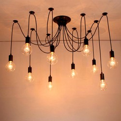 Đèn chùm chân nhện 10 tay [Được kiểm hàng] SKU38