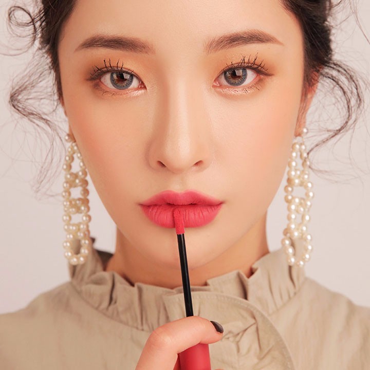 Son 3CE Velvet Lip Tint Pink Break Màu Hồng Đào 7