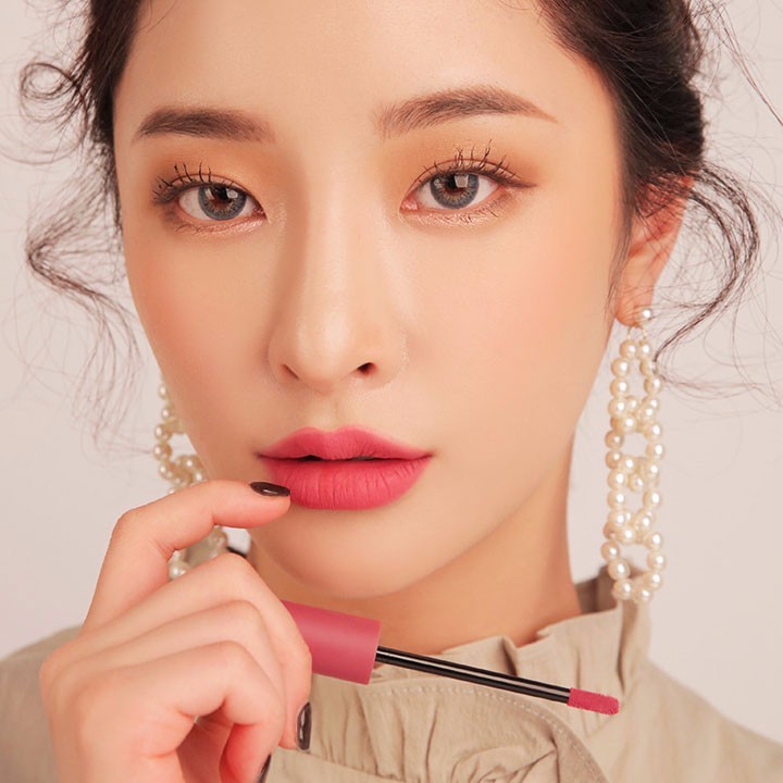 Son 3CE Velvet Lip Tint Pink Break Màu Hồng Đào 10