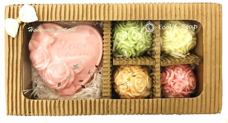 Quà tặng ngày 20 tháng 10 - Hộp quà 5 xà phòng nghệ thuật Hàn Quốc 23