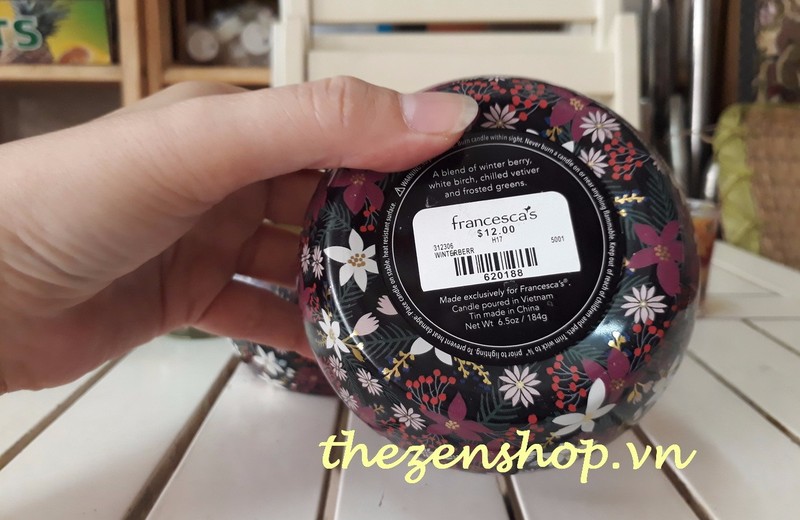 Nến thơm hộp thiếc du lịch USA 4