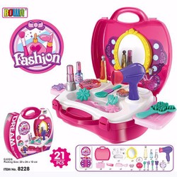 Bộ đồ chơi nhập vai Bowa 8228- Vali trang điểm 21 món