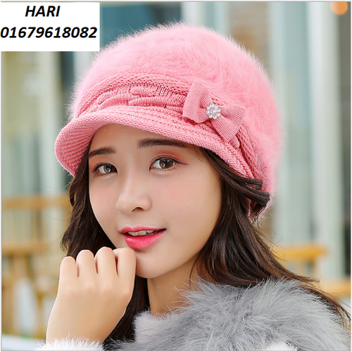 Nón mũ len lông thỏ you must love me thời trang hàn quốc hnlt304