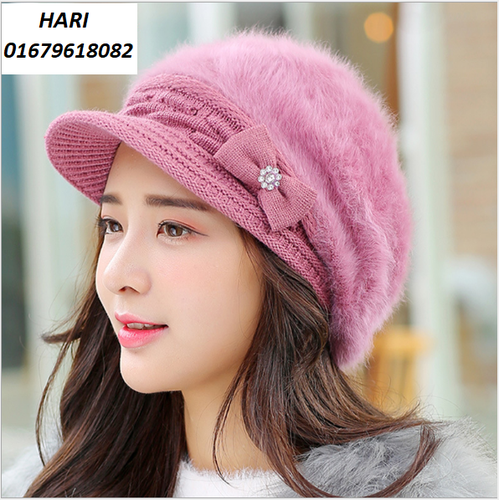 Nón mũ len lông thỏ you must love me thời trang hàn quốc hnlt306