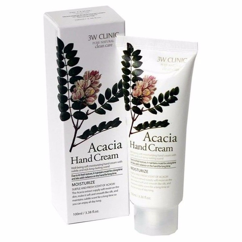 KEM DƯỠNG DA TAY 3W CLINIC PURE NATURAL HAND CREAM 2