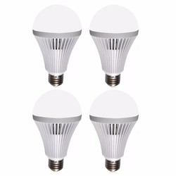 Bộ 4 bóng đèn LED Bulb tích điện thông minh 9W [Được kiểm hàng] gng-4bongdenLedBuld-9w