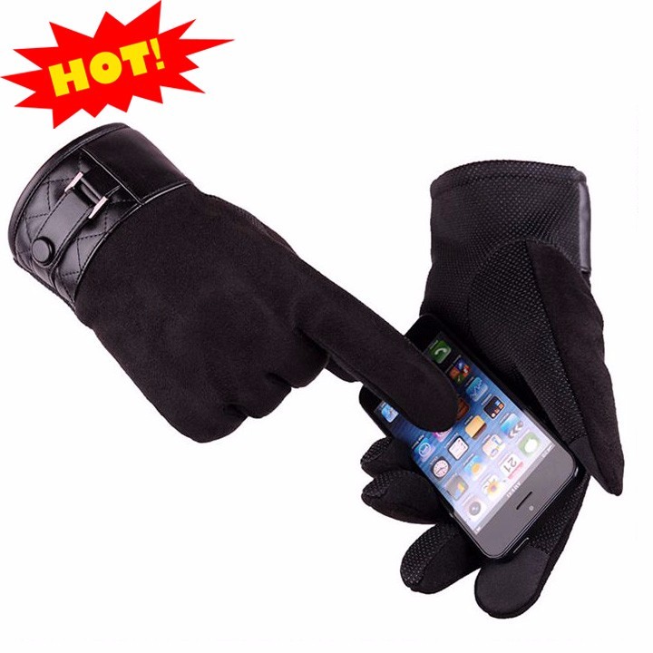 Găng Tay Nam Cảm Ứng Điện Thoại, Chống Trơn Trượt, Chống Nước 1