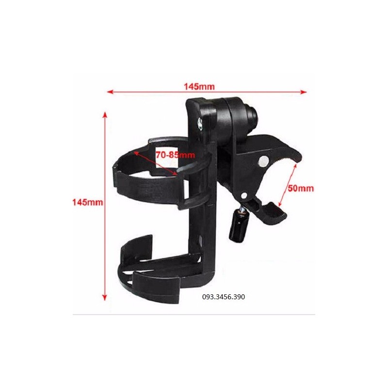 Giá treo bình nước gắn xe máy – GTBN-01