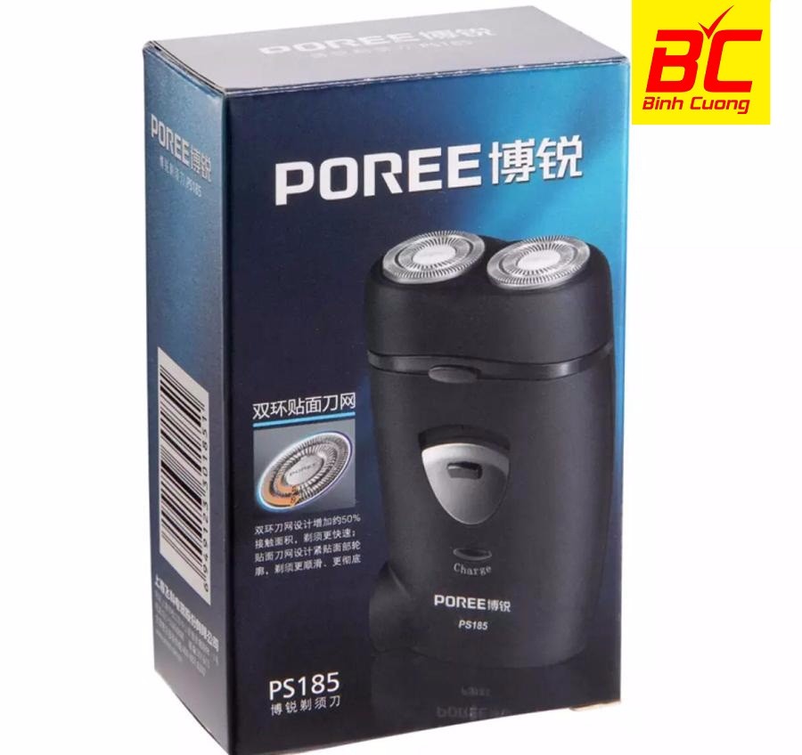 Máy cạo râu 2 lưỡi Poree PS187 model cao cấp (Mã SP: SaHi01)