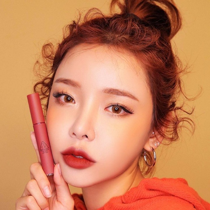 Son Kem Lì 3CE Velvet Lip Tint màu Daffodil - Đỏ Đất 2