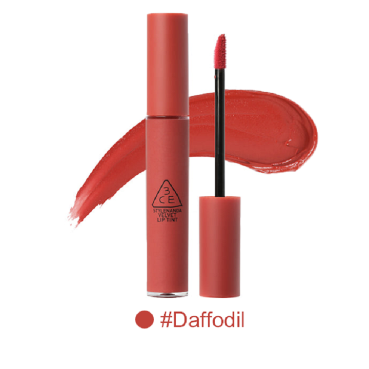 Son Kem Lì 3CE Velvet Lip Tint màu Daffodil - Đỏ Đất 1