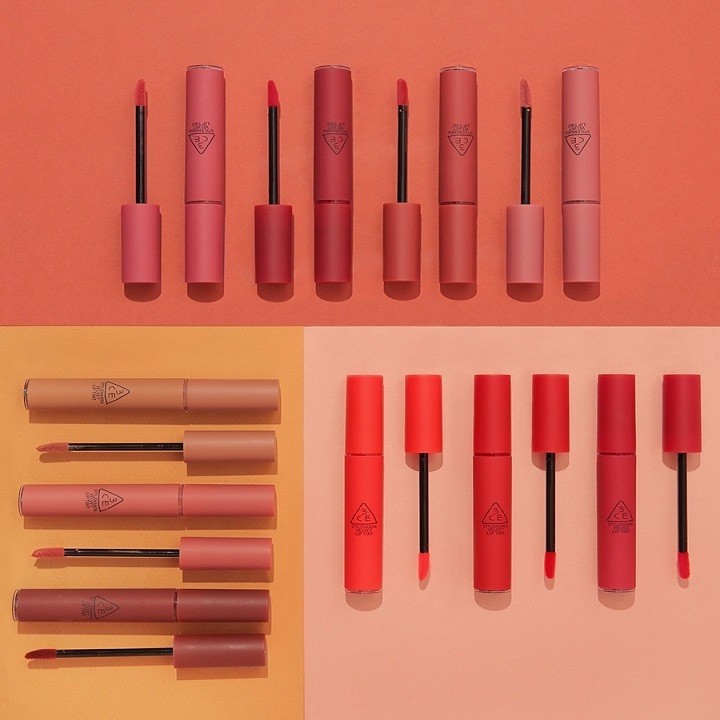 Son Kem Lì 3CE Velvet Lip Tint màu Daffodil - Đỏ Đất 4