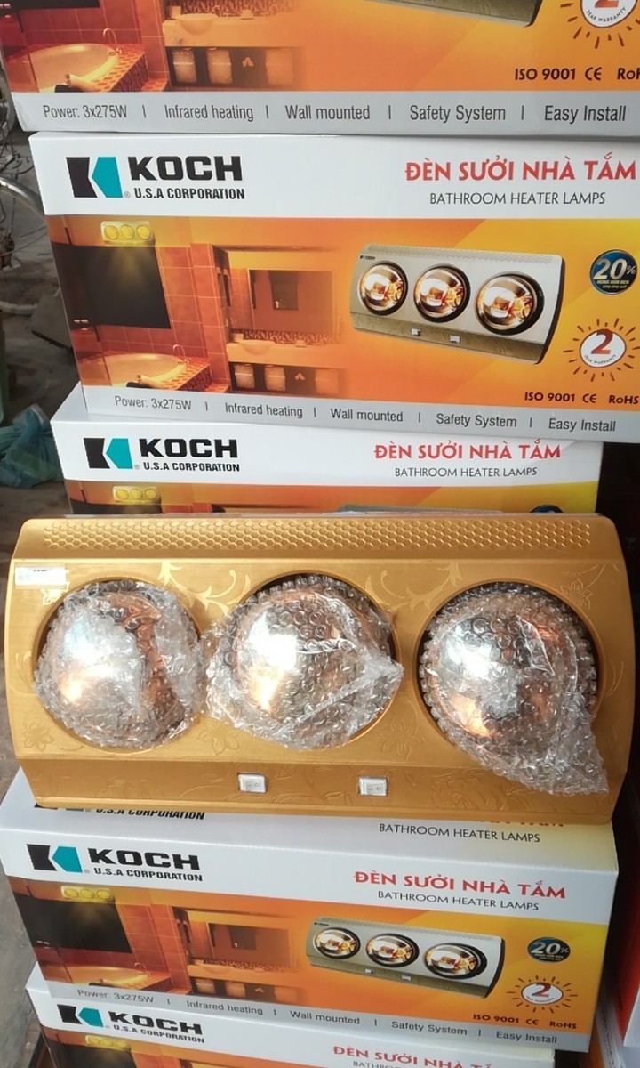 Đèn sưởi nhà tắm 3 bóng
