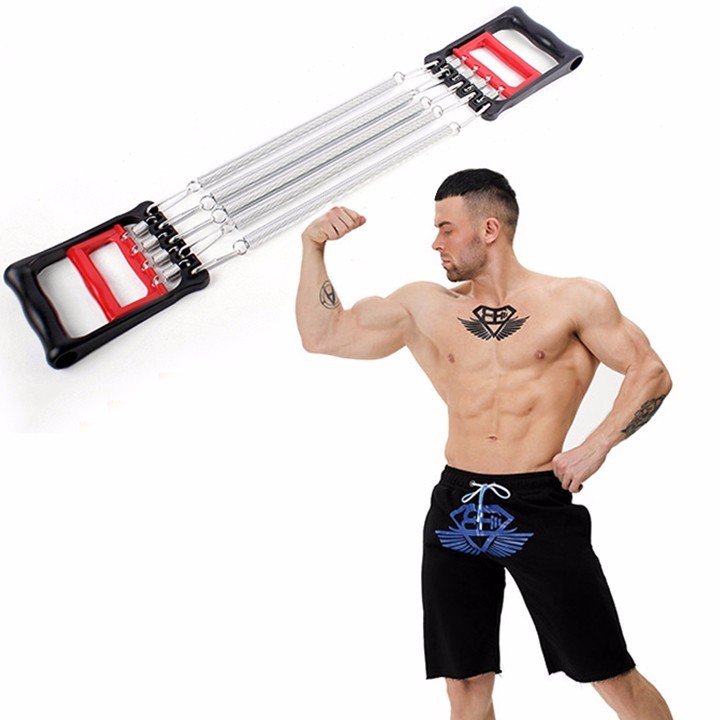 Dụng cụ tập cơ tay 5 lò xo | Dây tập thể dục đa năng 5 lò xo 2