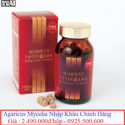 Viên thể nấm loại bỏ độc tố agaricus mycelia okinawa