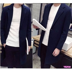 Áo khoác dạ nam form dài cao cấp VKN10