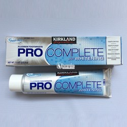 Kem đánh răng Kirkland Signature Pro Complete Plus Whitening Toothpaste - 212,6 g