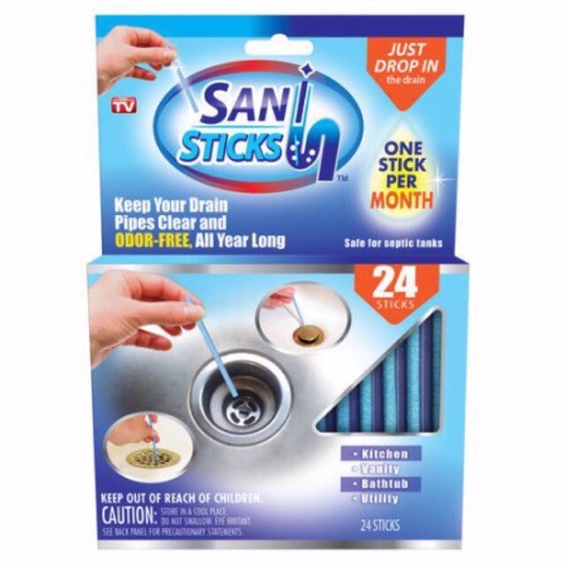Que thông tắc cống Sani Stick Hộp 12 que 3