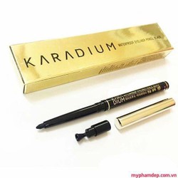 Bút chì kẻ mắt chống trôi Karadium Waterproof Eyeliner Pencil Black