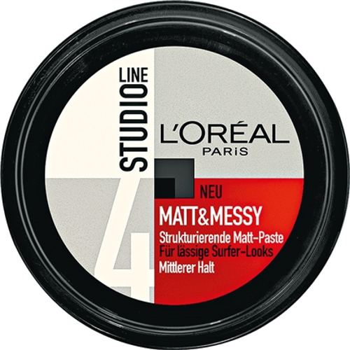 Sáp vuốt tóc Loreal Studio Matt Messy 3