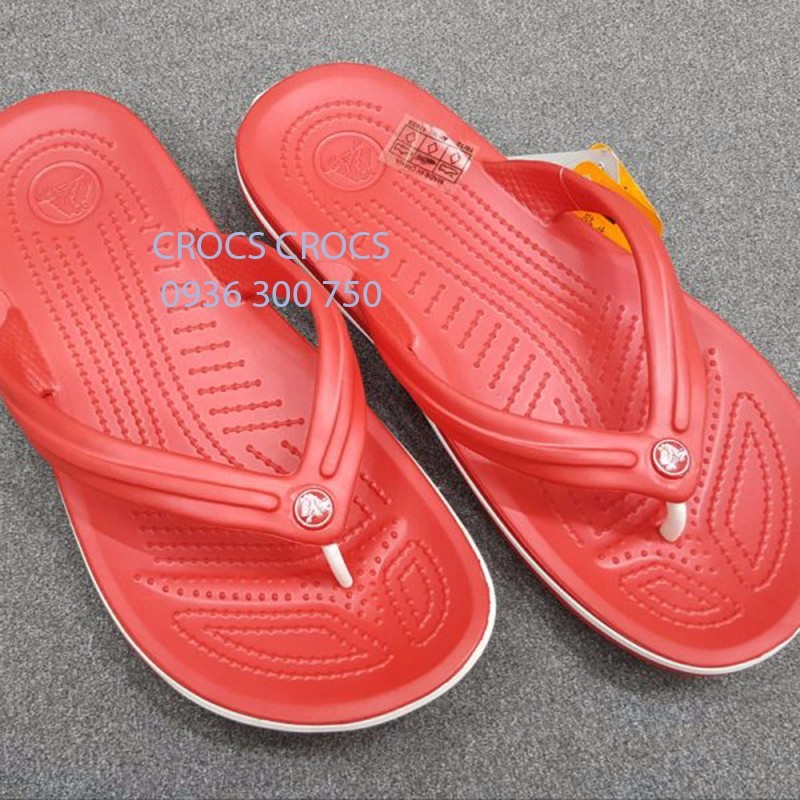 Giày Dép Crocs chính hãng, 100% chống hôi chân, Giầy dép kugarang, Red - 26