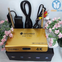 Android TV Box T12 Pro+ biến Tivi thường thành Smart TV thông minh