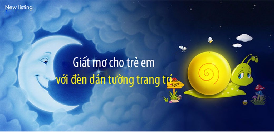 Đèn ngủ ốc sên