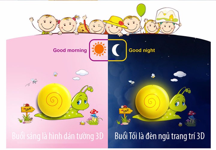 Đèn ngủ ốc sên