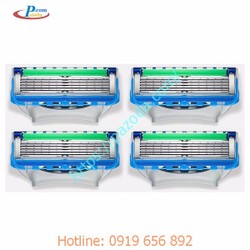 Hộp 4 lưỡi dao cạo râu Gillette Fusion Proglide Power - Xách tay Nhật