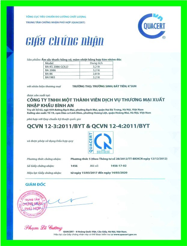ÂM SẮC THUỐC TRƯỜNG THỌ BA-2086G 3