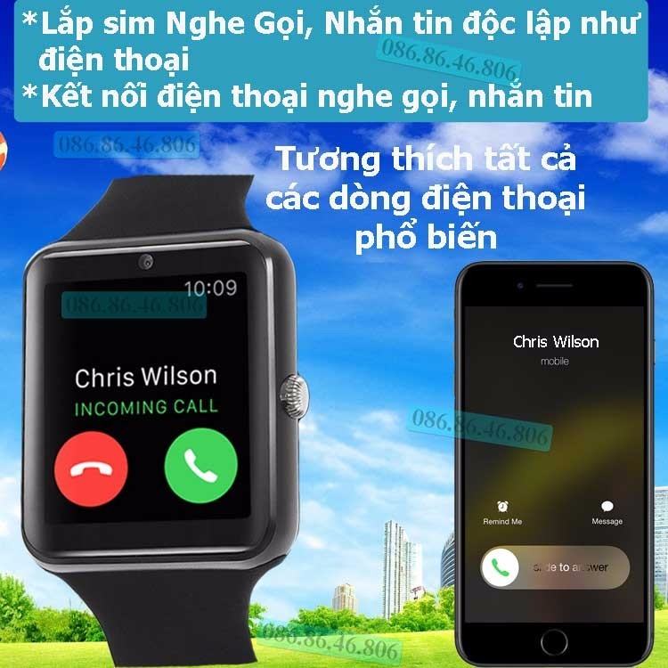 Đồng hồ thông minh Nhật siêu phẩm nghe gọi giải trí 12