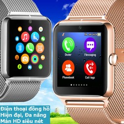 Đồng hồ thông minh Nhật siêu đa năng dây kim loại sang trọng