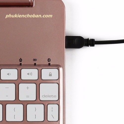Bàn phím ốp lưng Bluetooth tích hợp đèn LED ipad Air 2 - 7