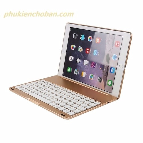Bàn phím ốp lưng Bluetooth tích hợp đèn LED ipad Air 2