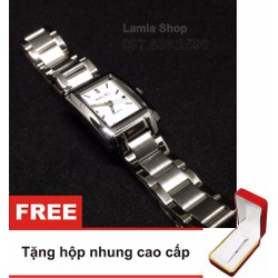 Đồng hồ halei mặt vuông k gỉ|tặng ngay hộp nhung đỏ khi mua đồng hồ