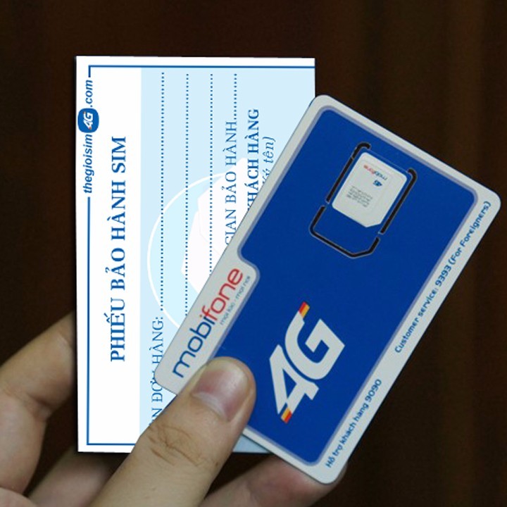 SIM 4G MOBIFONE TẶNG 150GB/THÁNG - TGS4G-150GB - 59K/Sim - 7