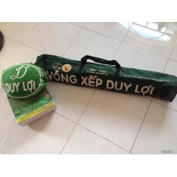 Võng xếp Duy Lợi size Lớn chính hãng gồm lưới 20 mắt tặng 10 mắc áo