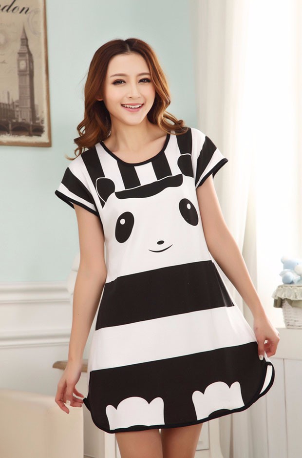 Đầm ngủ hoạt hình Panda - MS218 ( GS60 )