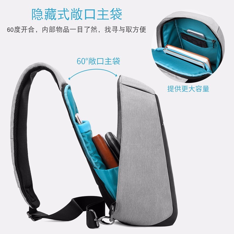Balo đeo chéo chống trộm 17