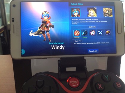 Tay cầm chơi game bluetooth TERIOS cho điện thoại,laptop, ipad, tivi 8