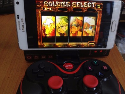 Tay cầm chơi game bluetooth TERIOS cho điện thoại,laptop, ipad, tivi 3