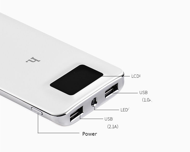 HOCO - Pin Sạc dự phòng UPB05 LCD 10000Mah 5