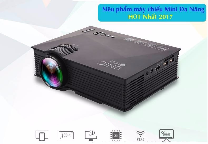 Máy chiếu mini UNIC UC40+ Full Hd siêu nét 1