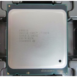 Intel core i7 3820 3.6ghz up to 3.8ghz, 10mb cache, lga2011 ko fan