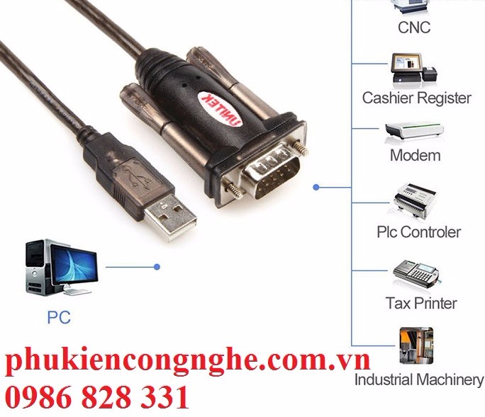 Cáp chuyển đổi USB sang COM RS232 Y-105