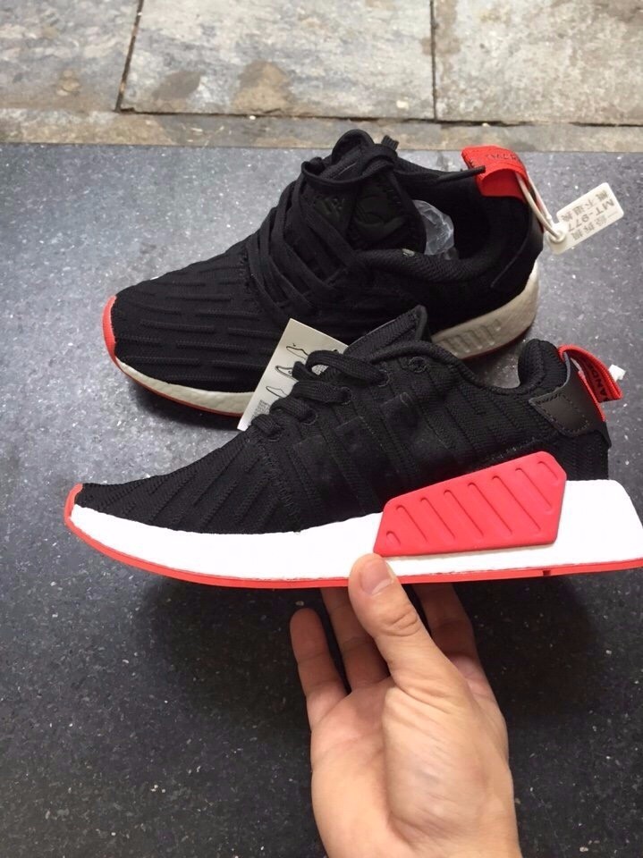 Adidas Nmd R1 monochrome 3m s79165 black size 9 Adidas Originals NMD City Sock 2 PK Black Red NMD XR2 Shoes